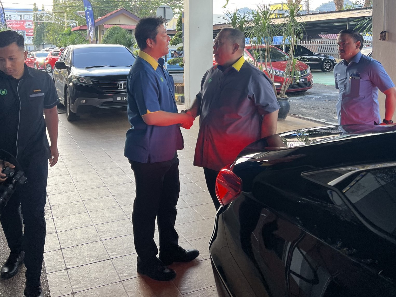 LAWATAN KERJA YAB MENTERI BESAR PERLIS KE PEJABAT PENGARAH TANAH DAN GALIAN NEGERI PERLIS